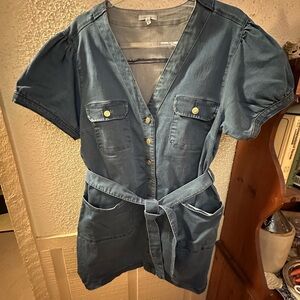 Maurices Dark Blue Mini Dress with Belt